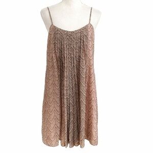 Victoria's SECRET PINK PLEATED SLEEVELESS FLOWY SHIFT MINI DRESS - S